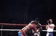Pernell Whitaker Is Hit With A Punch From Azumah Nelson OLD BOXING PHOTO 3