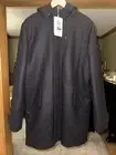 Saint James St Nathan Navy Blue Wool Coat Made In France Men’s M 48 NEW