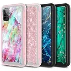For Samsung Galaxy A03s Case, Full Body Phone Cover + Built-In Screen Protector