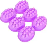 Tofficu Soap Mold Baking Mold Molds for Baking Soaps Soap Case Massage Tools Soap Dishes for Bar Soap Oval Shaped Soap Silicone Molds for Soap Making Soap Massage Silicone Mold