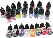 OFFIGAM 24Pcs Color Pigment Bright Saturated DIY Resin Dye Epoxy Art Projects Oily Concentrate Colorant for Jewelry Making present Choice