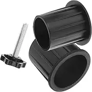 BESPORTBLE 2pcs Umbrella Stand Replacement Sleeve Plug Cover for Outdoor Patio Umbrella Base Easy Installation with Screw Debris Blocking Ring for Garden Deck Use