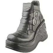 New Rock Neo Cuna Sport Hashtag Womens Platform Boots in Black - 6 UK