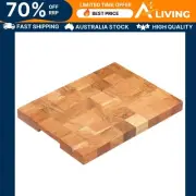 Chopping Board 40x30x3.8 cm Solid Acacia Wood Kitchen Cutting Board Food P 86571