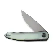 WE KNIFE Smooth Sentinel Frame Lock 20043-2 Knife CPM 20CV Natural G10 Titanium