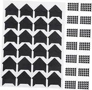 [NUOBESTY] 15sheets Photo Corner Sticker: Self Adhesive Picture Corners - for DIY Scrapbooking Album Memory Books Journal and Creative Craft Projects