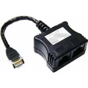 Dynamix C-RJ45LT T connector RJ-45 8 Conductor Dual Adaptor Cable (2x Sockets/1 x Plug) [C-RJ45LT]