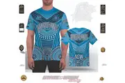(2XL) (AP95) State Of Origin - Blues Indigenous "The Place I call home" AP95 NSW (Size 2XL)