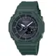 【CASIO 卡西歐】G-SHOCK 藍牙 太陽能電力 復古綠 八角形錶殼 GA-B2100-3A_45.4mm