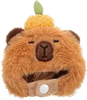 Cute Plush Guinea Pig Hat Cap for 17cm Doll Fashionable Dress up Headgear