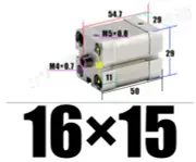 New 1pc ADN16*15-P-A cylinder internal thread cylinder
