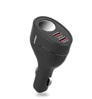 Gorilla Power Dual Port QC3.0 Car Charger and Cigarette Lighter Extender