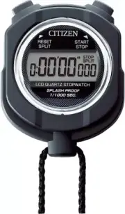 CITIZEN Digital Stopwatch 055 Black 8RDA55-002 From Japan