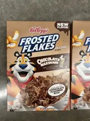 NEW KELLOGG'S FROSTED FLAKES CHOCOLATE MILKSHAKE CEREAL 12.2 OZ. 1 BOX…