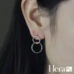 【HERA 赫拉】歐美圓圈交錯耳環 H111120707(飾品)