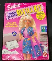 Barbie Fashion Designer Refill Kit 1996 Mattel New 16373 For CD-ROM Program
