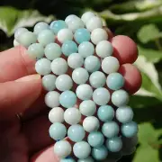 Chinese Amazonite Crystal Bracelet, 8mm Natural Gemstone Beads, Grade A
