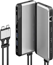 Alogic Twin USB-C Super Dock 10-in-1 Docking Station