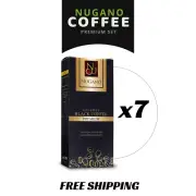 7x Nugano Black Coffee Ganoderma Lucidum Reishi Lingzhi Extract Boost Immune