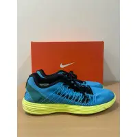 在飛比找蝦皮購物優惠-Nike Lunaracer 3 藍色/螢光黃底 運動鞋/跑