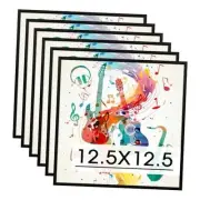 Vinyl Record Album Frame for 12.5x12.5 inch Music Album - 12.5x12.5-6P Black