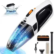 Handheld Vacuum Cordless, Car Vacuum with 8500Pa Strong Suction, Mini Rechargeable Vacuum with 30Mins Long Runtime, Quick Charging, Light Weight Mini Vacuum Cleaner for Home, Office and Car