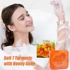 Soft7 Turmeric With Honey Soap - Smooth, Soft and Radiant I4M8 Skin - Q6C5