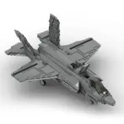 ZITIANYOUBUILD MOC-59318 Lockheed Martin F-35 B Military Model 1671 Parts