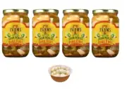 7 Farms Pickled Cajun Jalapeno Quail Eggs 4 Jars Net Wt. 16 Oz (454g)