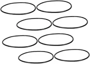 Zerodeko 8pcs Washer Water Filter Silicone Seal Plug Lid Seal Gaskets Universal Silicone Rubber Gasket Silicone Sealing Ring Gasket Seal Water Purifier Part Gasket Supply Gel