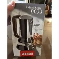 在飛比找蝦皮購物優惠-（已售出）Alessi 9090 不鏽鋼摩卡壺 3人份🌟附減