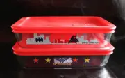 NEW 2 PYREX DC Comics Wonder Woman & Batman Storage GLASS Dish Container 3 Cup
