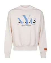 Heron Preston Logo Printed Crewneck Sweatshirt S,XS White