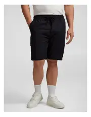 [Johnny Bigg] Corbin Stretch Cargo Short in Black