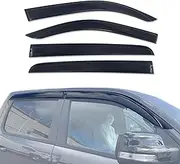 AUSGO Weathershields Compatible with RAM 1500 DT Series Crew Cab 2020-Onwards, Luxury Weather Shields Window Visors Wind Deflectors Sun Rain Guard 4PCS Set
