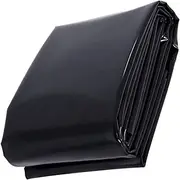 Black Pond Liners Flexible Underlay 5x8m 6x7m 8x10m 10x15m Garden Fish Pond Membrane for Outdoor Koi Ponds, Streams, Artificial Lake, Fountains and Waterfall(1x6m(3.3x19.7ft))