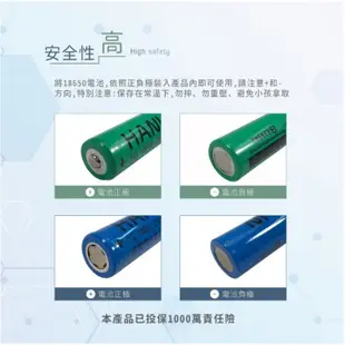 【HANLIN】18650 鋰電池 兩入 2300mAh 充電電池 平頭尖頭凸點電池 (10折)