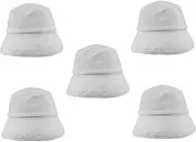 [DEARMAMY] Fisherman's Hat Sun Hat Summer Hats for Women Fashion Outdoor Hat Trucker Cap Bucket Hats Caps Beanie Women Sun Visor Large Brim Bucket Hat Running Cap Hat Women Cotton White