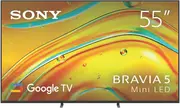 "Sony 55"" Bravia 5 4K Mini LED TV 2025"