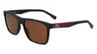 New Lacoste L900S 002 Matte Onyx Sunglasses with Brown Lenses 56/17/150