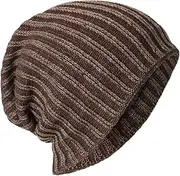 [Generic] Hat Plus Cycling Winter Ski Outdoor Hat Velvet Warmth Unsix Hood Hat Stripe Baseball Caps Running Hat Large