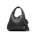 [Coach] Coach Pebbled-leather Tote Bag ONE SIZE BLACK