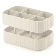 Guzzini 17x11cm Cutlery Drainer Kitchen Utensil Storage Basket Holder White