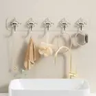 Self-adhesive Coat Rack Heavy Duty Clothes Sticky Hooks Wall Hook Bedroom
