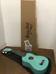 Soprano Ukulele Strong Wind Beginner 21 Inch Hawaiian Kids W/ Gig Bag Light Blue