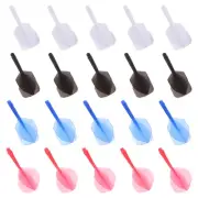 20 Pcs dart flights dart shaft dart shafts soft tip portable dart