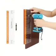 Drill gauge Bake lite Acrylic Door Hinge Drilling Positioning Plate Multifunctional Door Hinge Drilling Vertical Hole Po