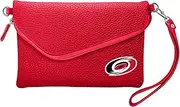 Littlearth Womens NHL Buffalo Sabres Fold Over Crossbody Pebble Purse, Navy 500432-SBRS-NAVY-P