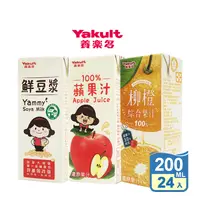 在飛比找生活市集優惠-【Yakult養樂多】100%果汁/鮮豆漿 24瓶/箱 任選