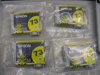 在飛比找Yahoo!奇摩拍賣優惠-☆呈運☆EPSON 73N黃色原廠裸TX600FW/T30/